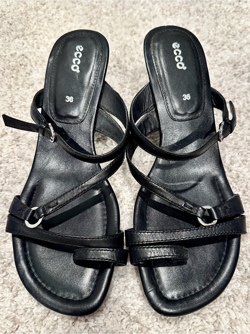 Strappy Y2K Style Heel Sandals Size 36